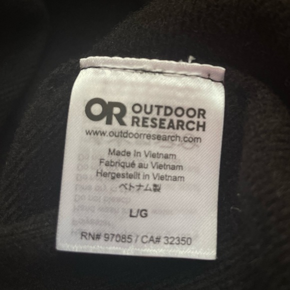 Outdoor Research Seattle Rain Hat Black Gore-Tex Waterproof. Mens Large - Picture 10 of 10